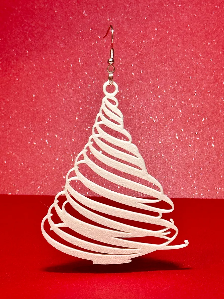 Christmas Tree Earrings view 4