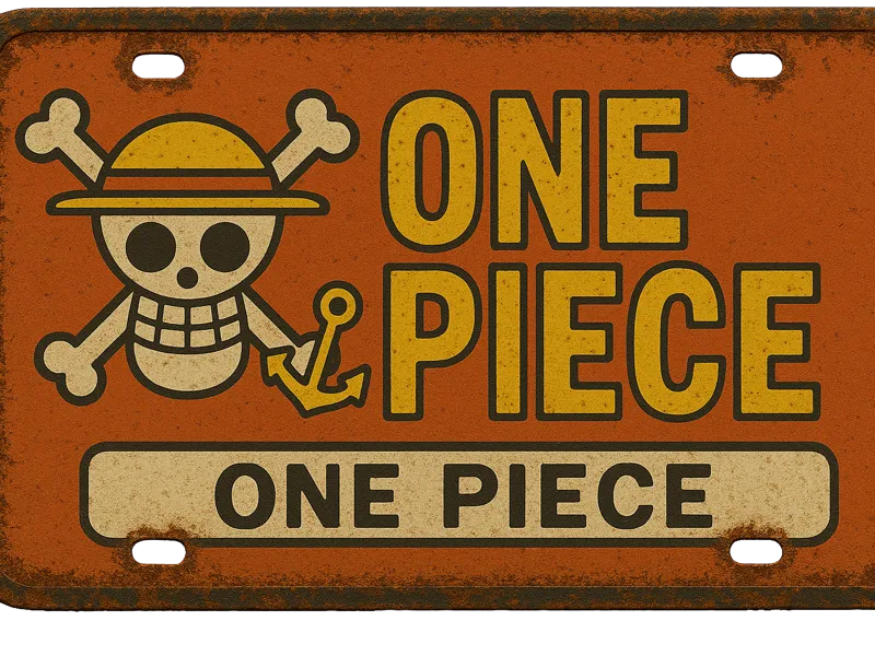 Plaque vintage One Piece HueForge