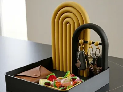Valet tray design
