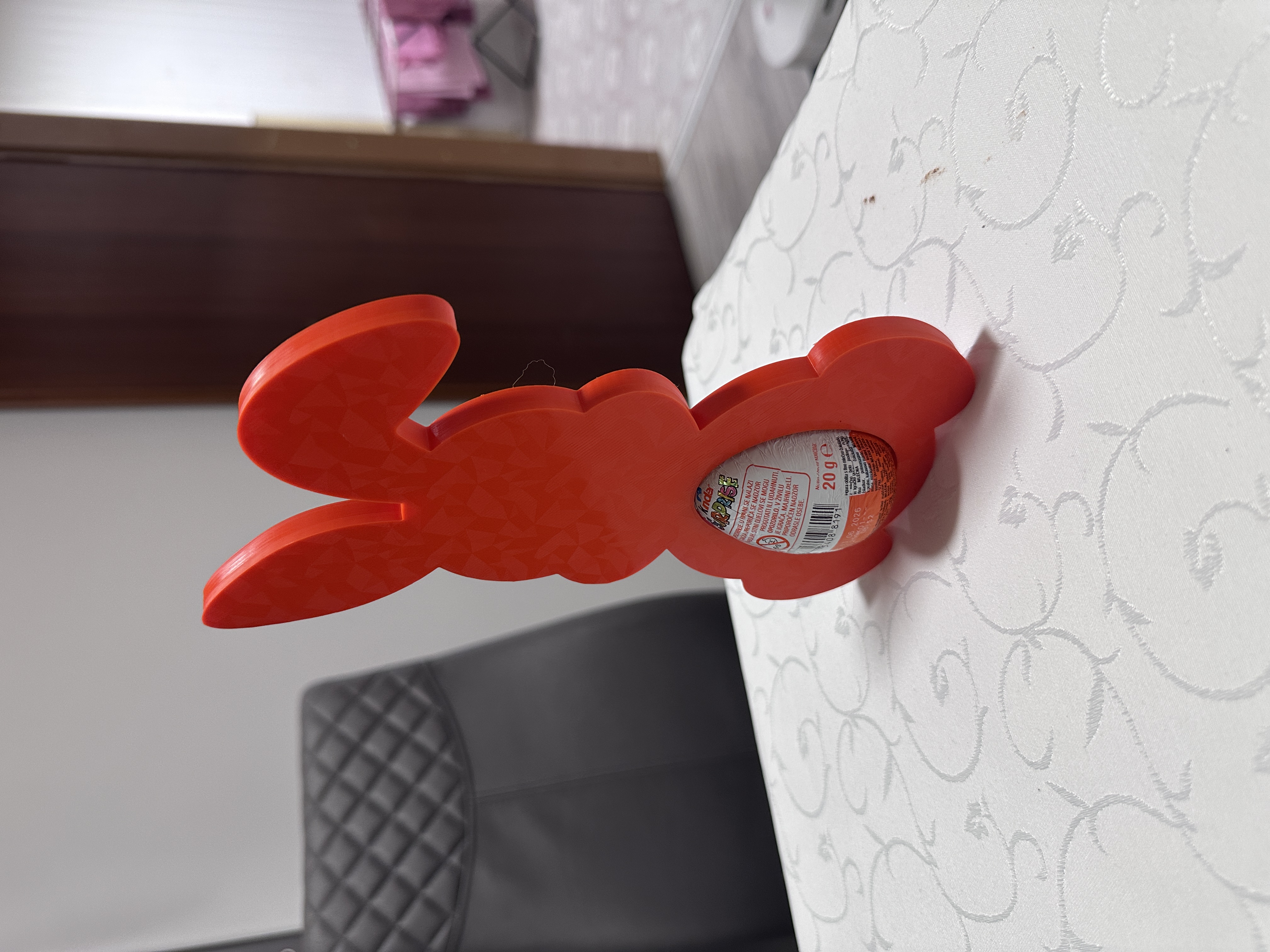 Miniatura 3 do modelo 3D Customizable Easter Bunny Egg Holder 