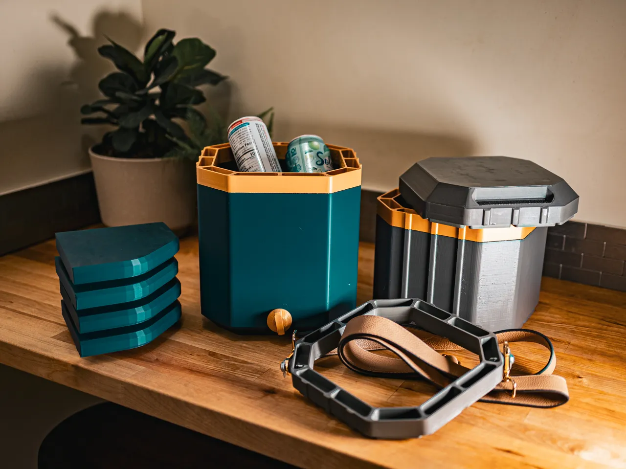 Modular Insulated Cooler Camp Seat view 2