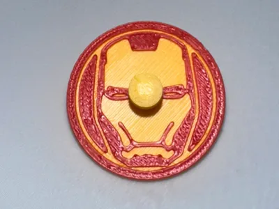Ironman Spinning Top