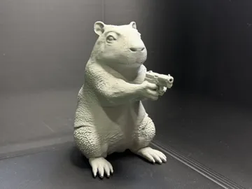 Tapa o cubierta: Capybara Desk Gangster — vista de referencia 3