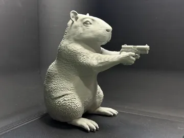 Tapa o cubierta: Capybara Desk Gangster — vista de referencia 4