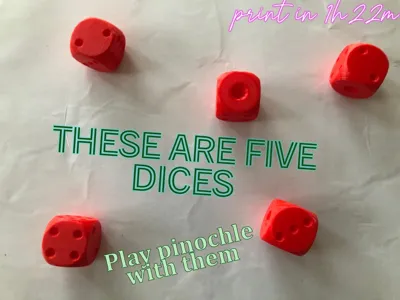 Large hand-held dices