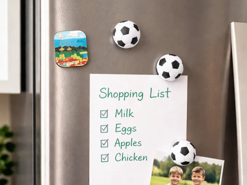 Football fridge magnet