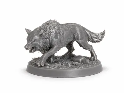 Ashfang-Wolf of the Breach-Dnd 28mm mini