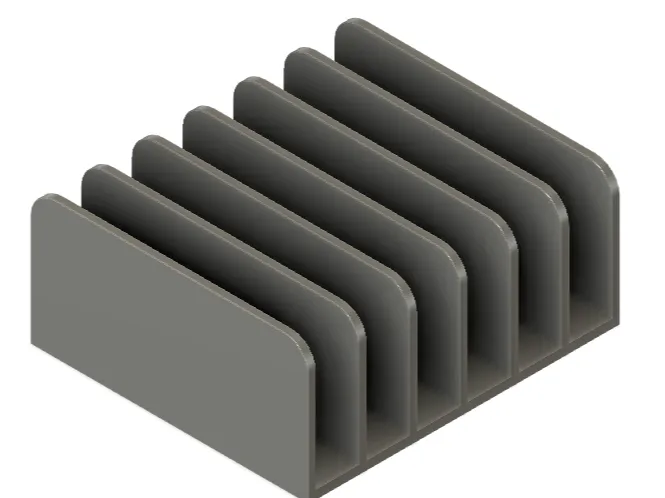 Multi-Compartment Organizer - 6 Slot Storage Unit