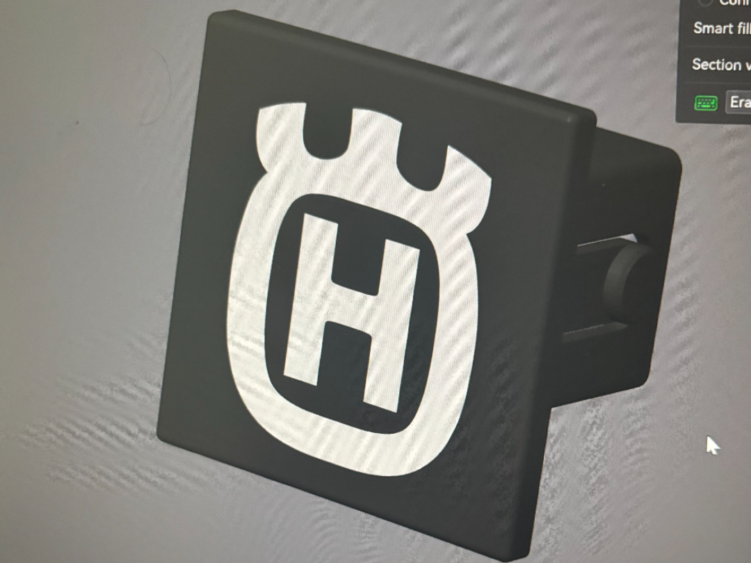 Truck Hitch Cover - Husqvarna