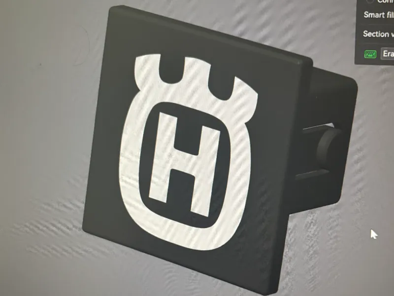 Truck Hitch Cover - Husqvarna