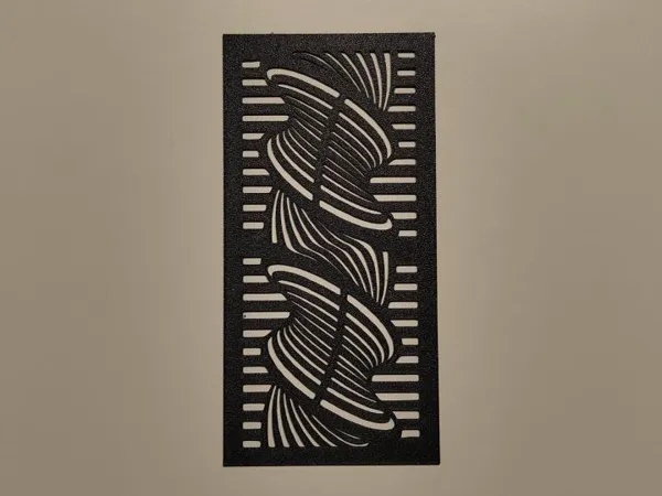 Décor mural géométrique