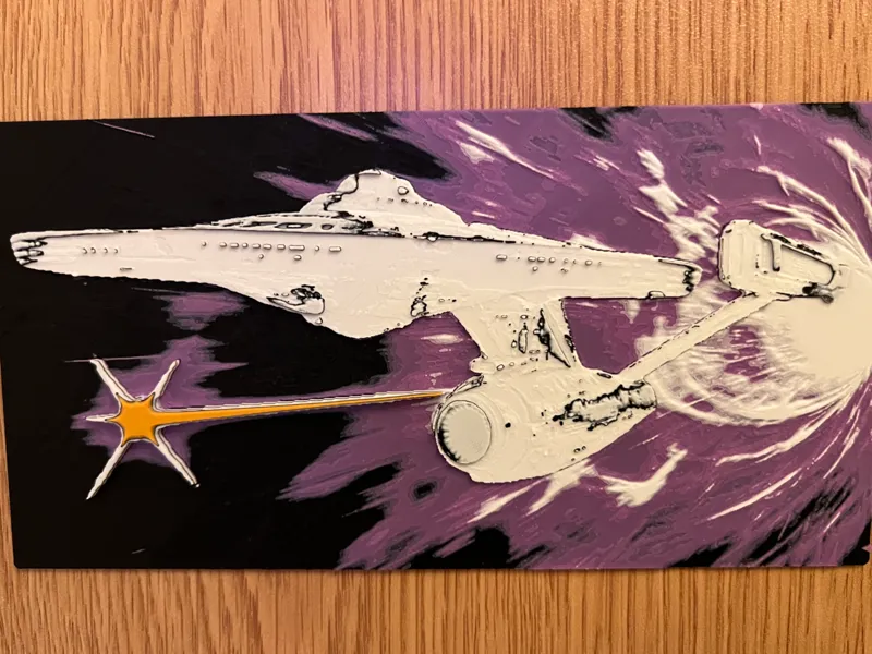 Star Trek - Enterprise A - Hueforge