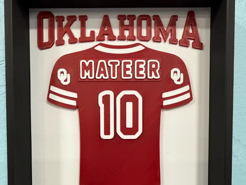 John Mateer OU Jersey Box
