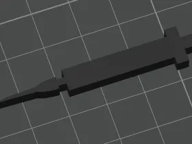 syringe 2d model