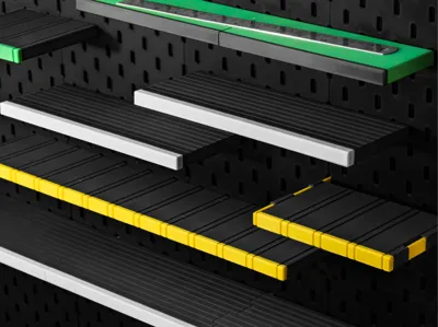 Parametric SKADIS Floating Shelf System