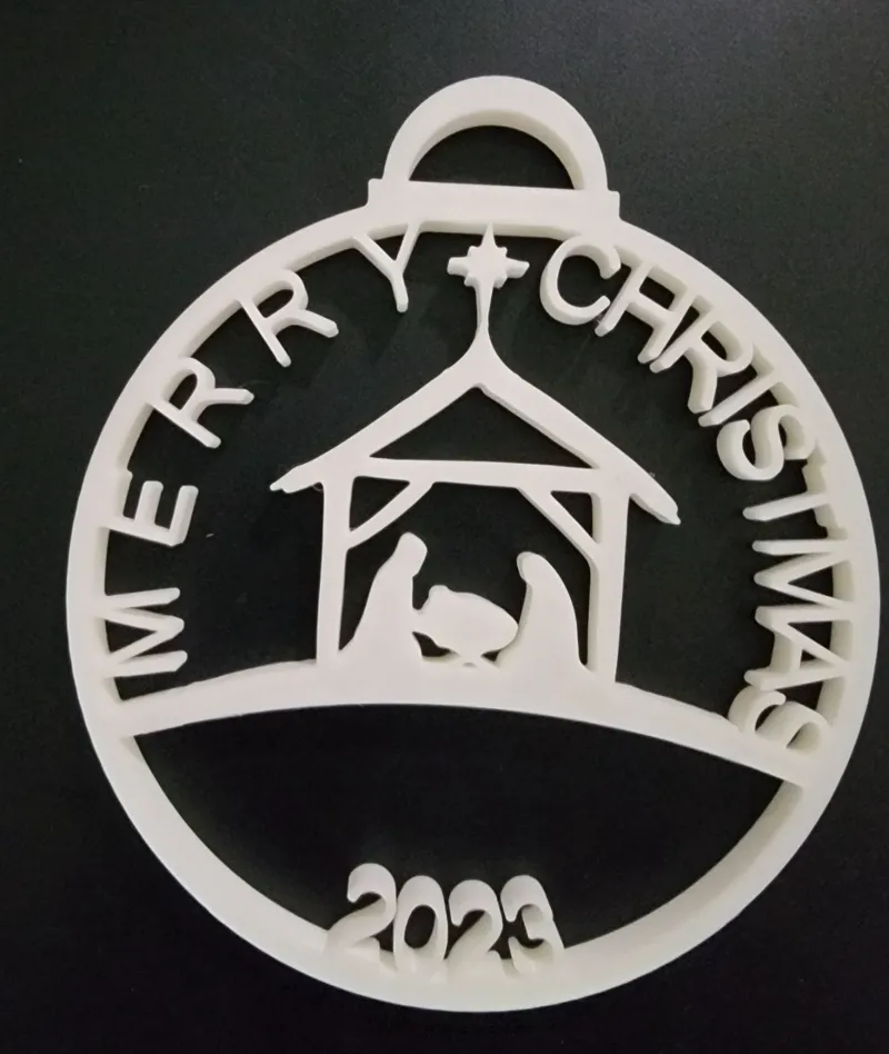 NATIVITY SCENE ORNAMENT
