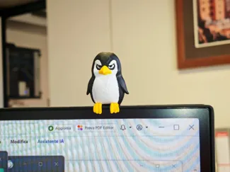 Mini Pinguino da Monitor/TV