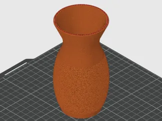 Minimalist Vase (Fuzzy Skin)