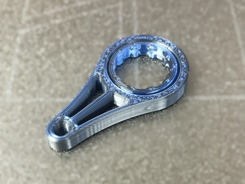 Print in place keyspinner smooth spin keychain