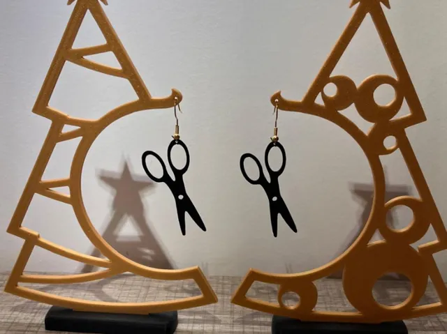 Earrings Scissors