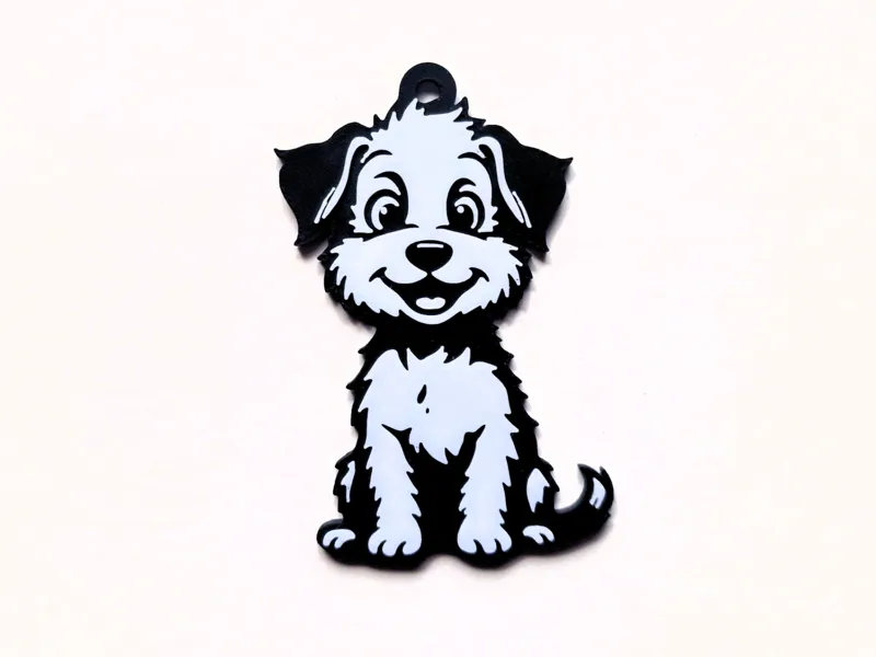 Cute dog keychain 3