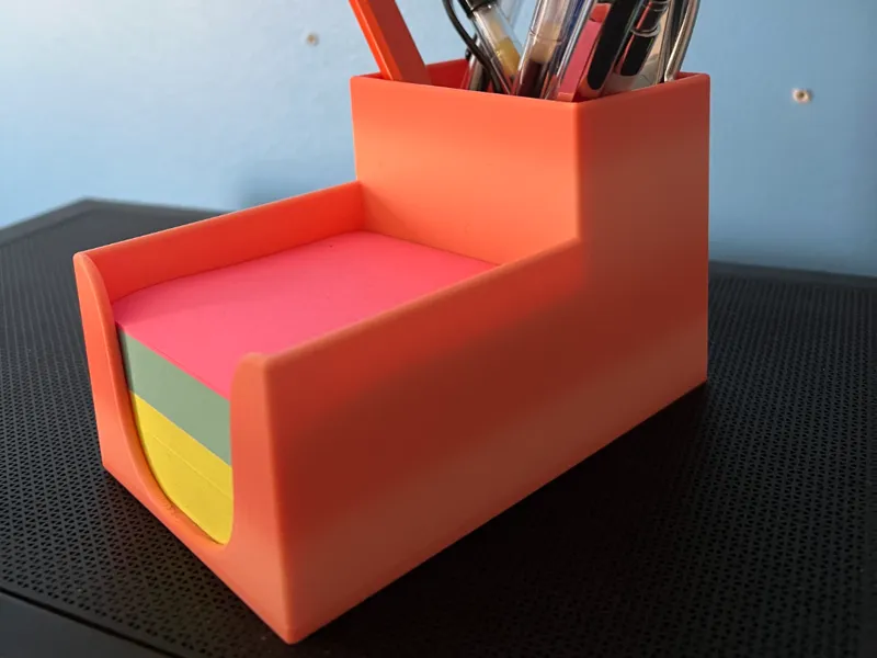 Sticky Note & Pen/Pencil Holder, Desktop Organizer