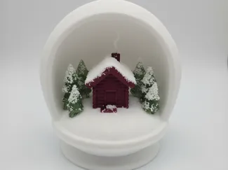 Christmas Snowy House