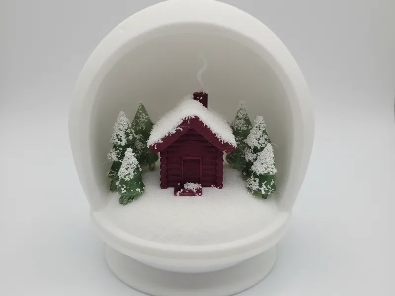 Christmas Snowy House