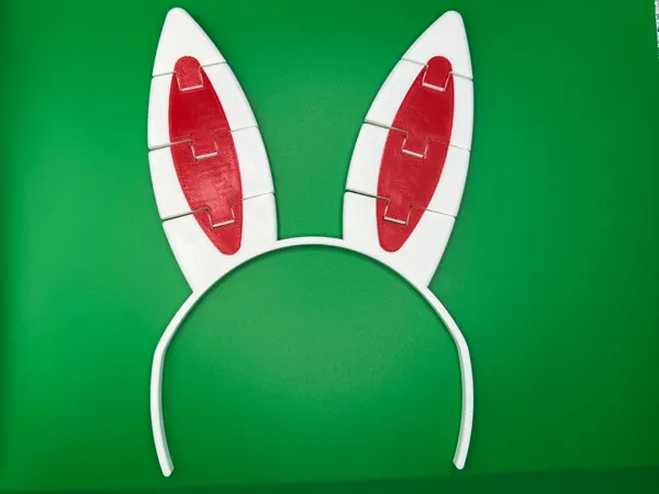 Oreilles de lapin de Pâques articulées