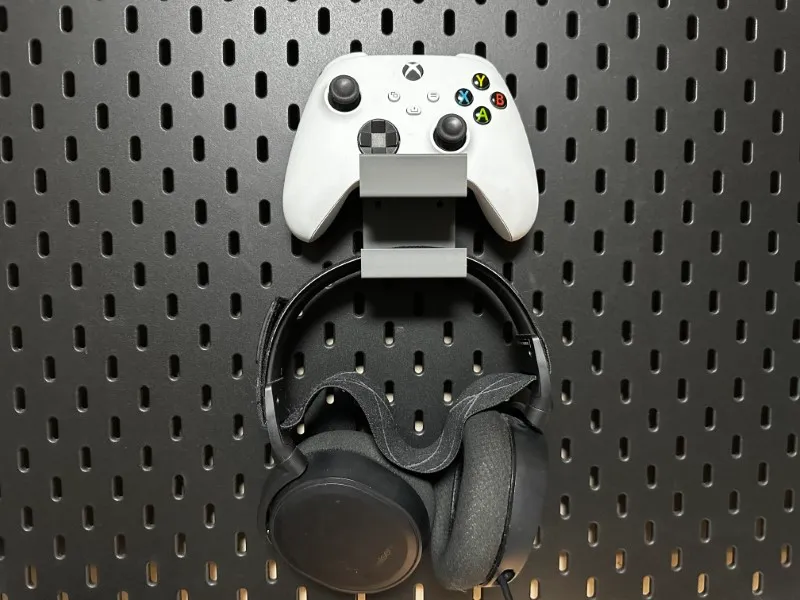 Headset/Gaming Controller Wall Mount - Free 3D Print Model - MakerWorld