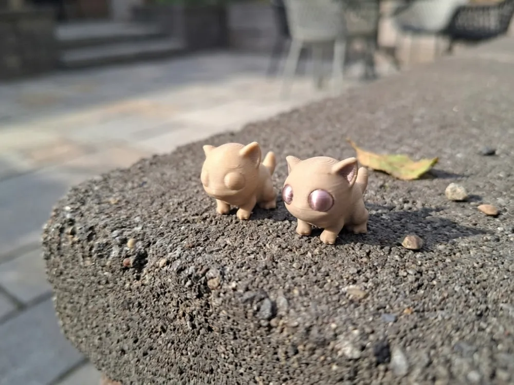 Tiny Creature #01 - Astro Dog - Free 3D Print Model - MakerWorld