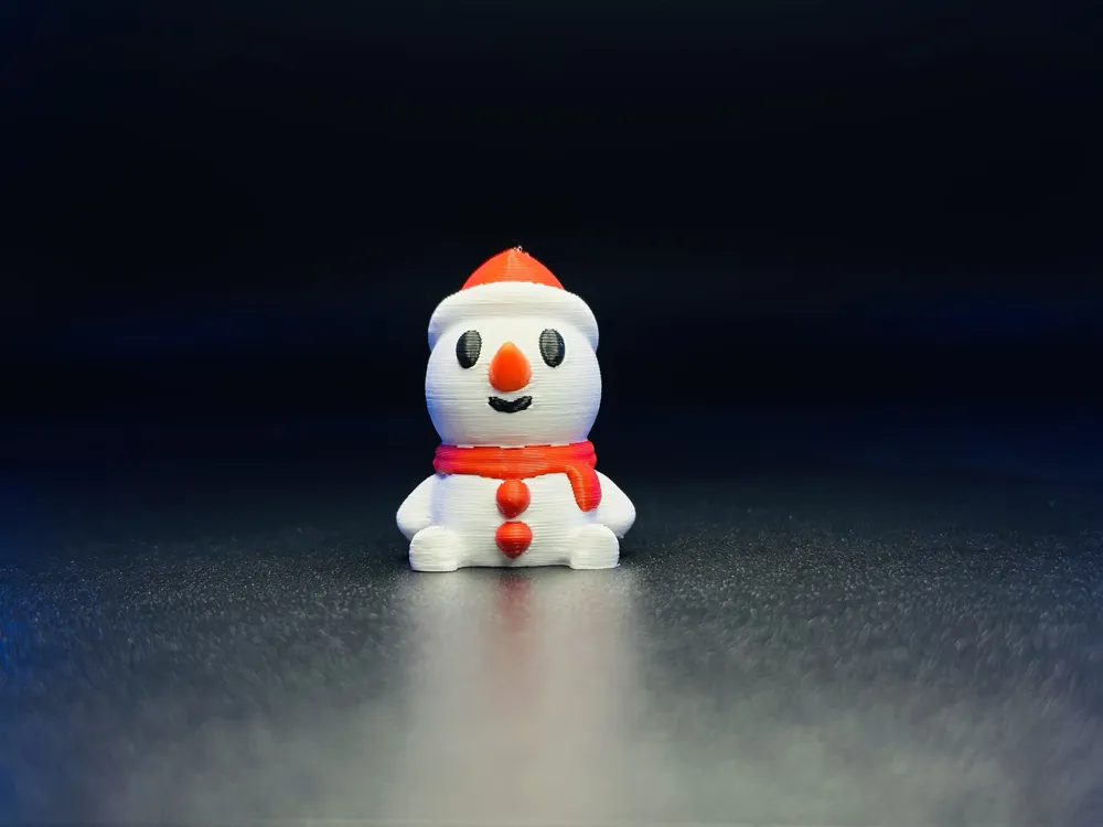 Snowman Christmas minifigure - Free 3D Print Model - MakerWorld