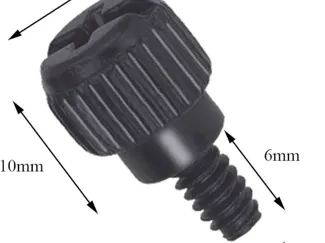 #6-32 thread thumbscrews