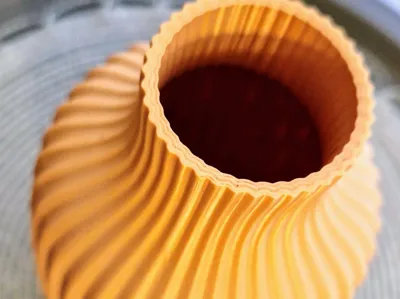 Minimalist gold vase