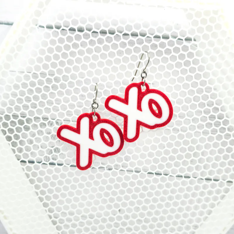 Xo Valentines Day Earrings