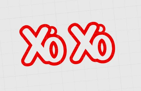 Xo Valentines Day Earrings view 2