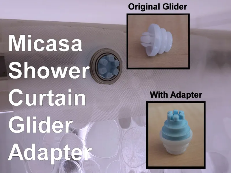 Micasa Shower Curtain Glider Adapter