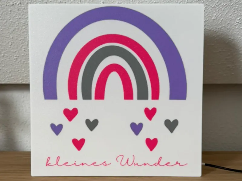 Rainbow Lightbox – „Kleines Wunder“