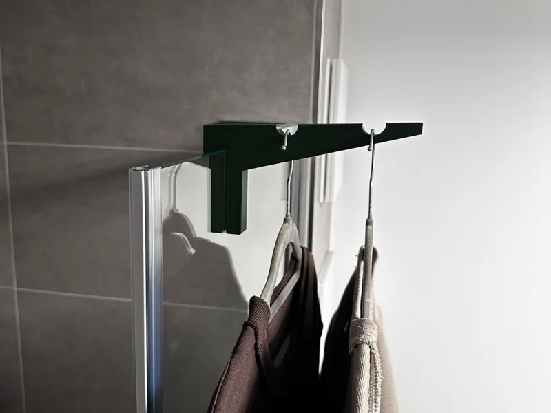 hanger clothes for shower wall 
