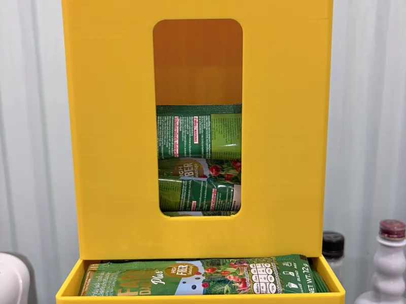 Drink Packet Dispenser - 150mm wide 175mm tall