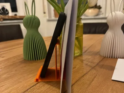 Mobile phone and letter holder