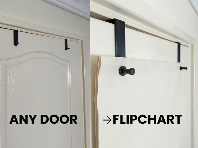 Turn Any Door Into a Flip Chart Stand (Custom Fit)