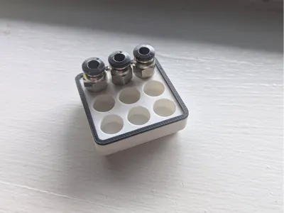PC4-M10 PTFE Connector Gridfinity Storage - 1x1x2U
