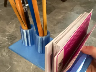 Note book and pen holder