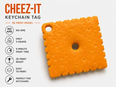 Cheez-It Keychain