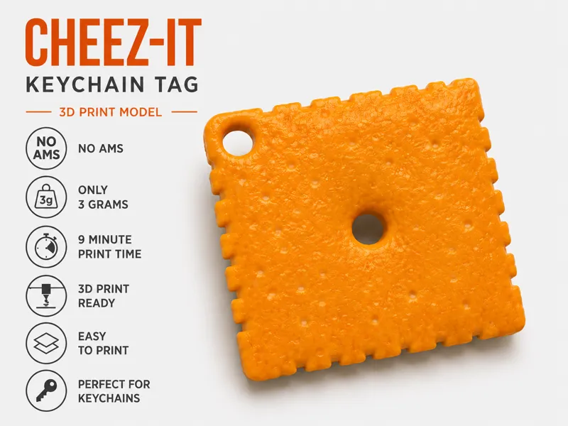 Cheez-It Keychain