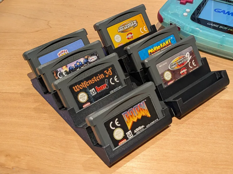 Game Boy Advance GBA Cartridge Storage Display