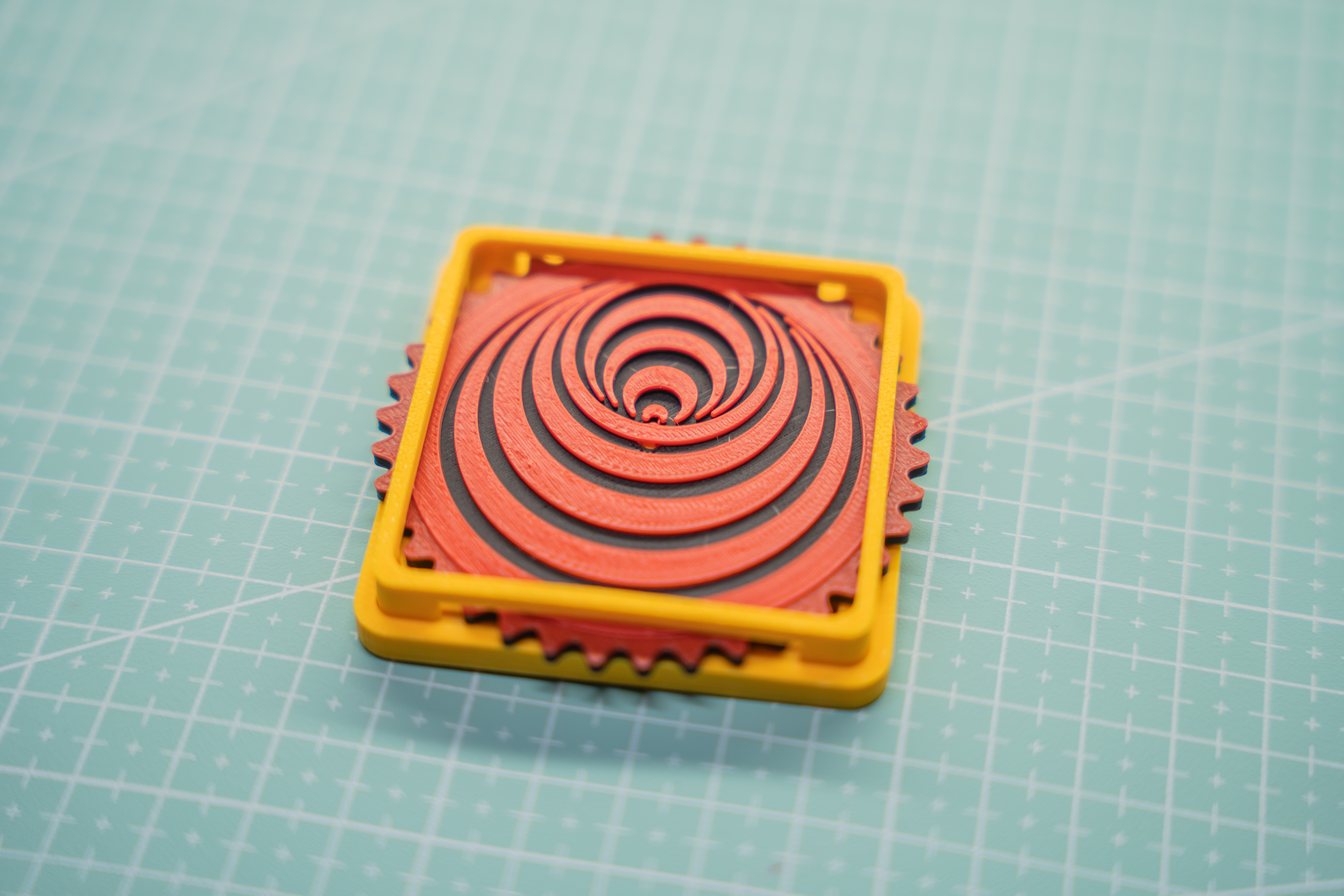 Miniatura 2 do modelo 3D 视觉欺骗-解压玩具-冰箱贴