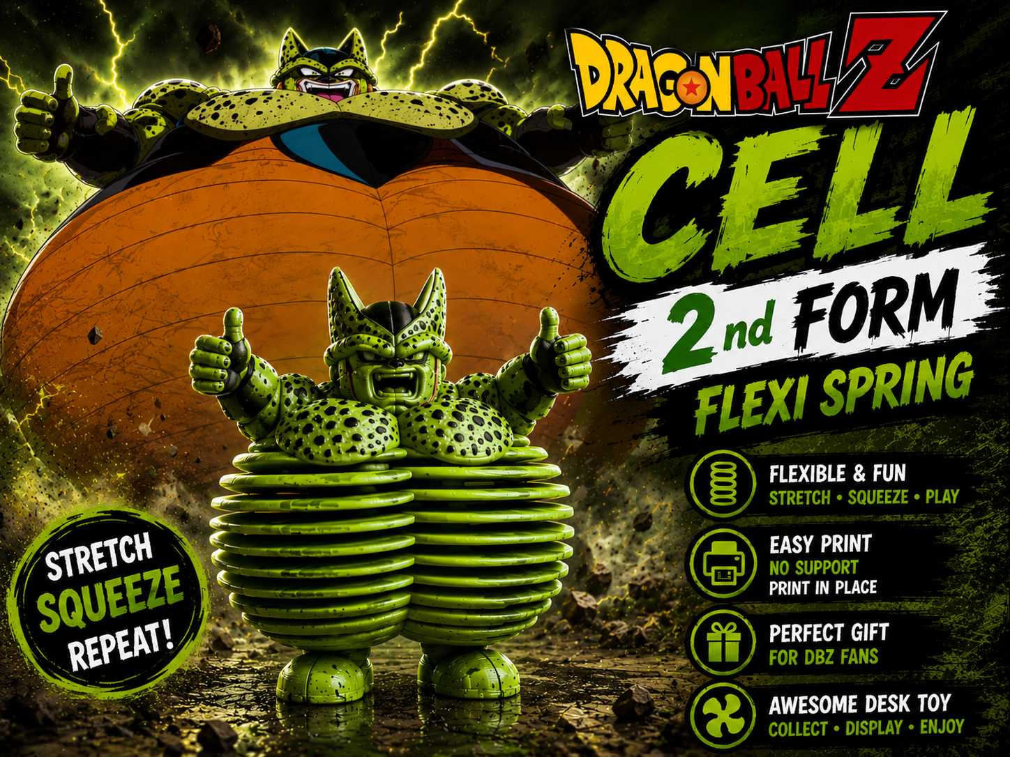 Cell 2nd Form Flexi Spring