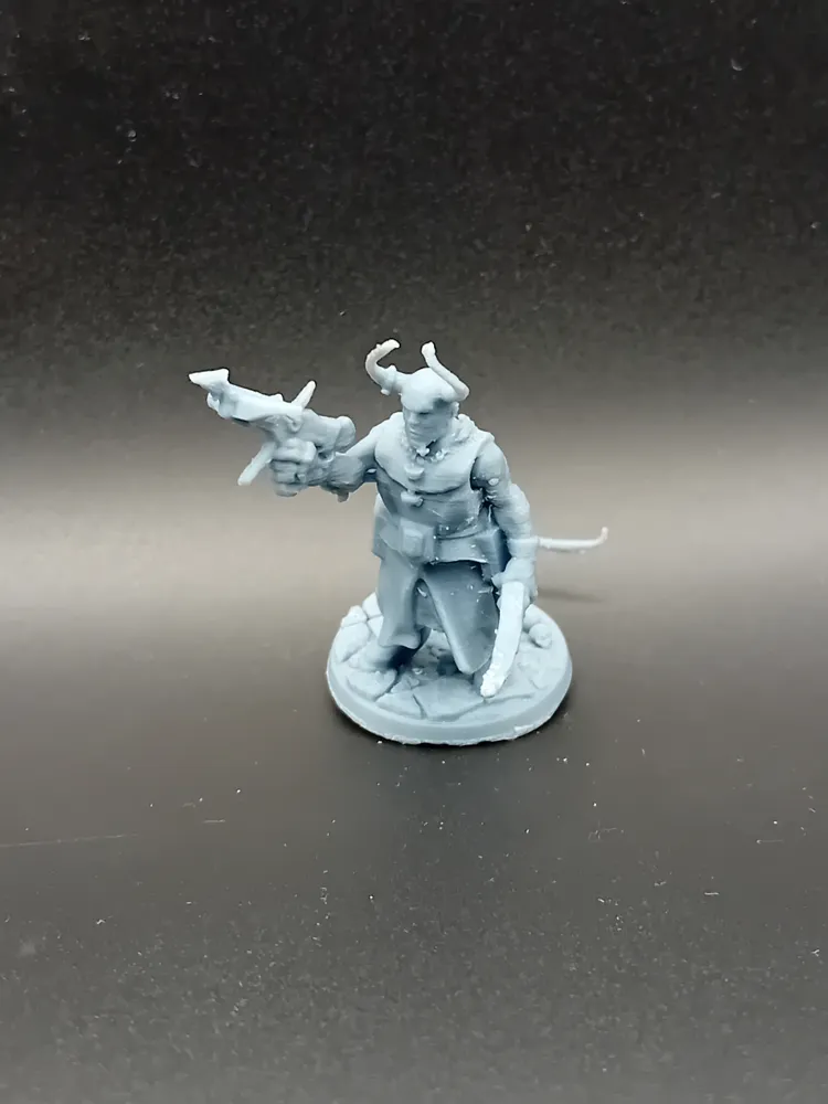 Mini Devil Insert Image dnd devil warrior-D&D Tiefling fighter 32mm mini - Free 3D Print Model ...
